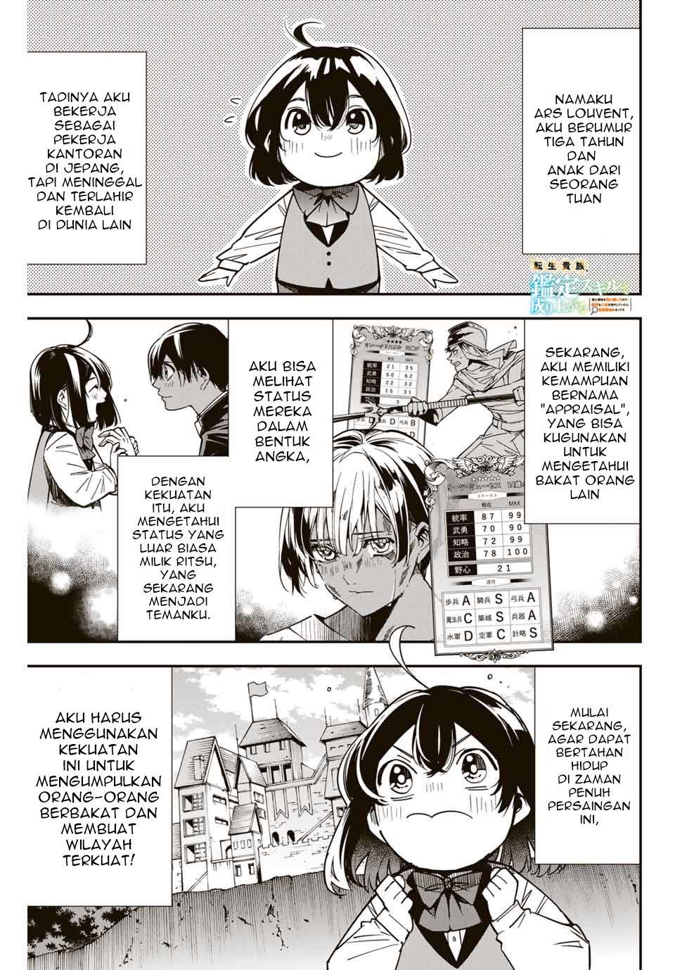 Baca Reincarnated as an Aristocrat with an Appraisal Skill Chapter 4 Gambar 2