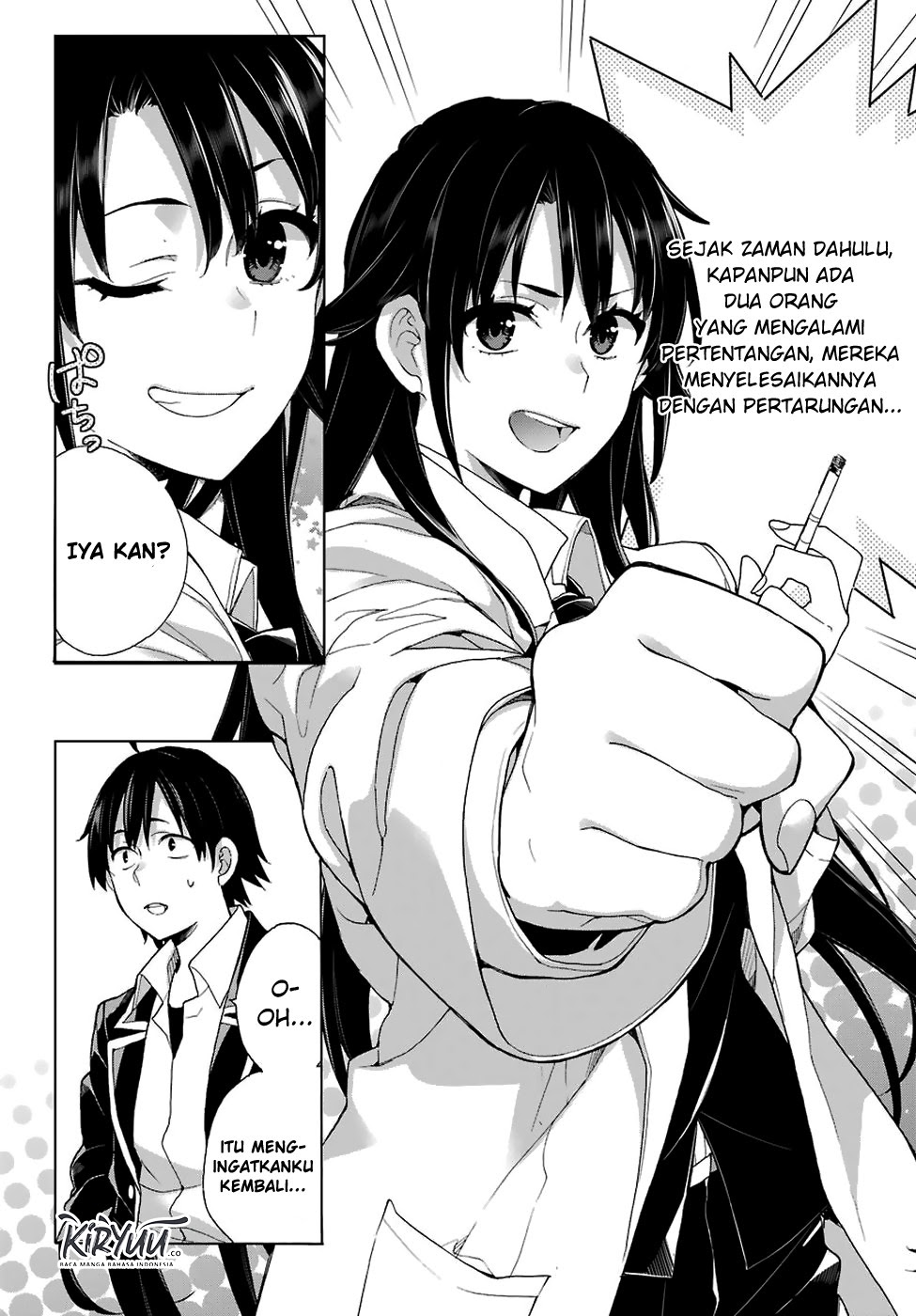 Yahari Ore no Seishun Love Comedy wa Machigatteiru.: Monologue Chapter 76 Gambar 16