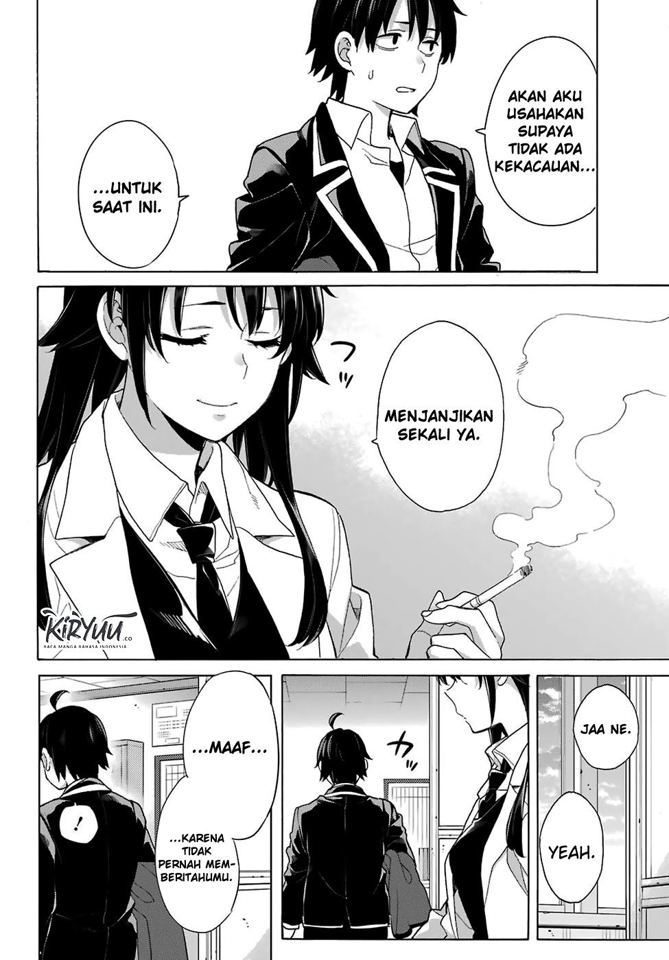 Yahari Ore no Seishun Love Comedy wa Machigatteiru.: Monologue Chapter 76 Gambar 22