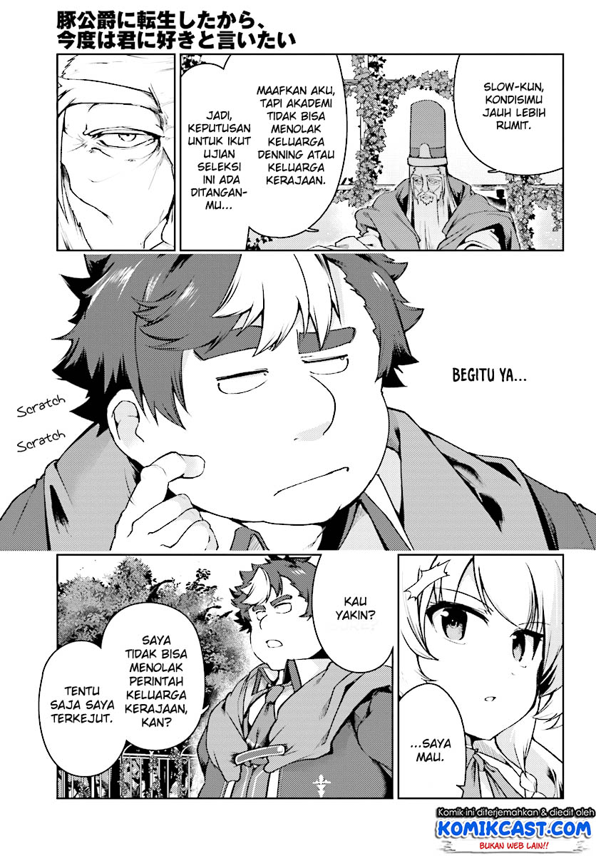 Buta Koushaku ni Tensei Shitakara, Kondo wa Kimi ni Suki to Iitai Chapter 13 Gambar 12