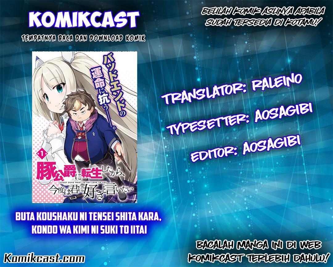 Baca Komik Buta Koushaku ni Tensei Shitakara, Kondo wa Kimi ni Suki to Iitai Chapter 01 Gambar 1