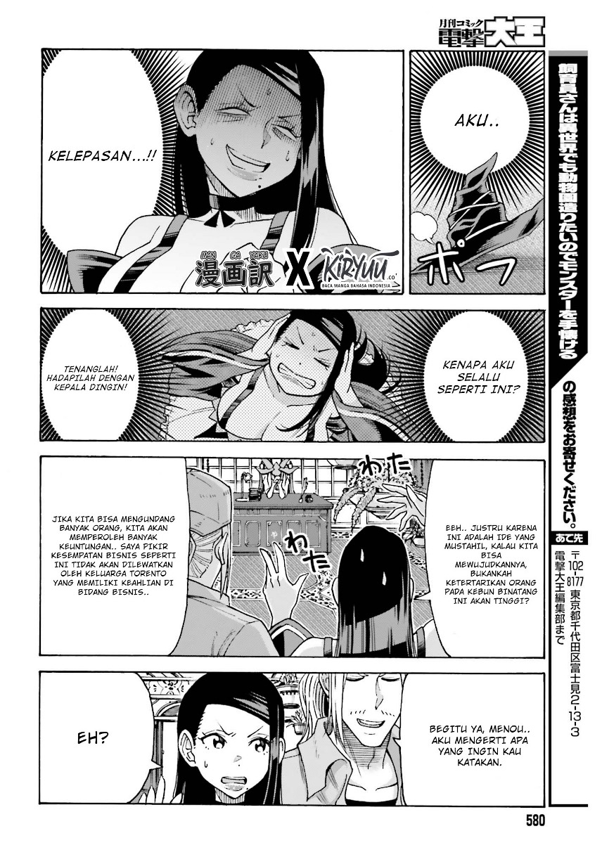 Shiikuin-san wa Isekai de Doubutsuen Tsukuritainode Monsutaa wo Tenazukeru Chapter 04.2 Gambar 9