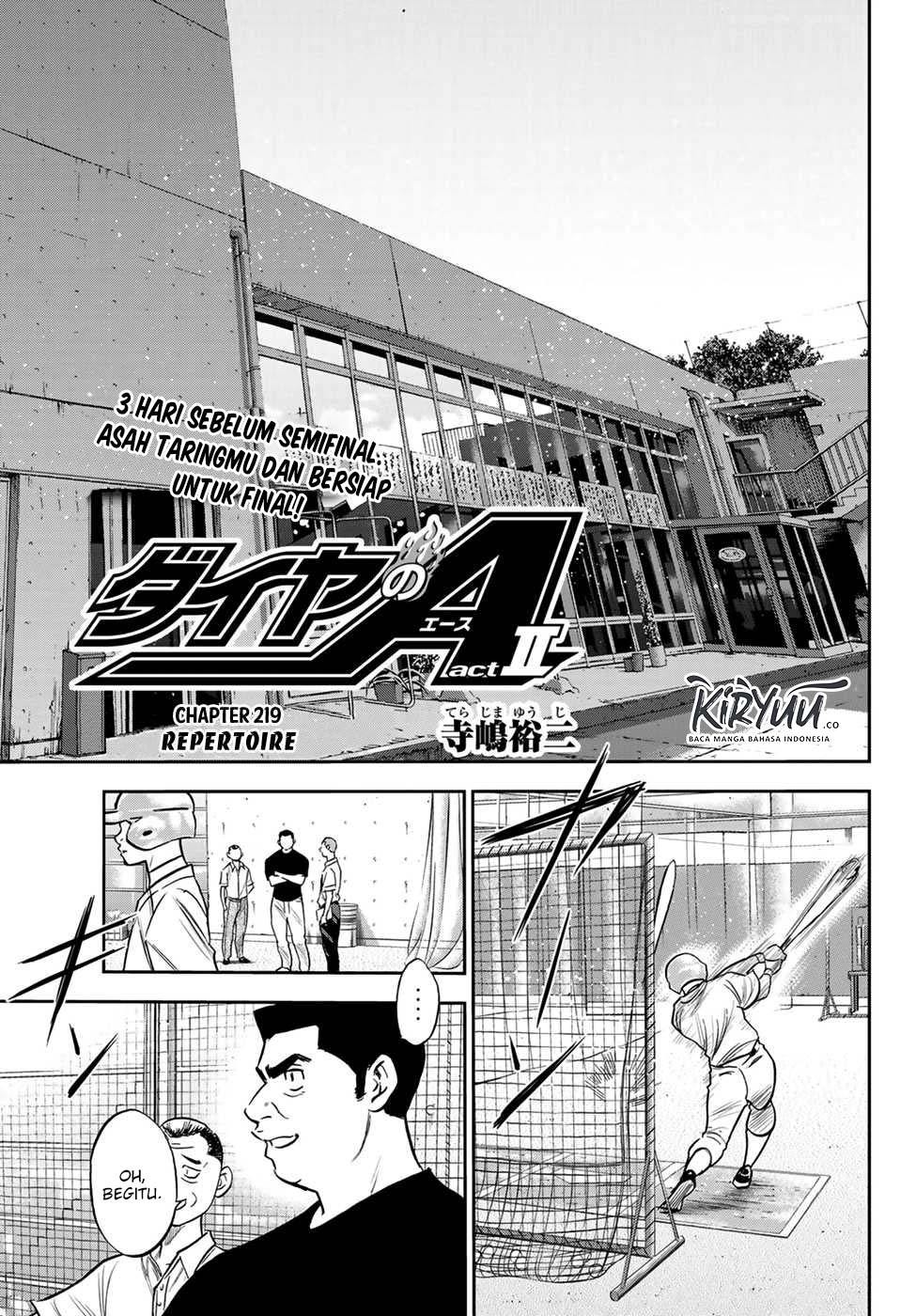 Baca Diamond no Ace Act 2 Chapter 219 Gambar 2