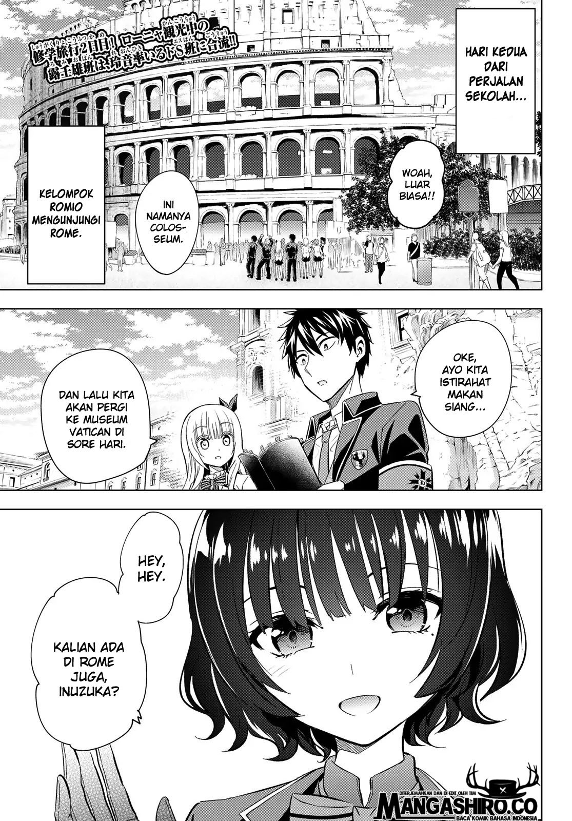 Kishuku Gakkou no Juliet Chapter 107 Gambar 3