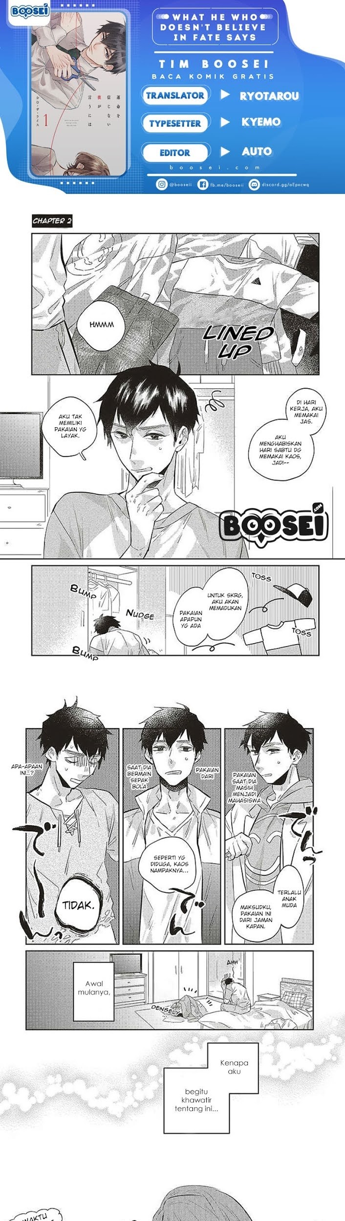 Baca Komik Unmei wo shinjinai kare ga iuniwa Chapter 02 Gambar 1