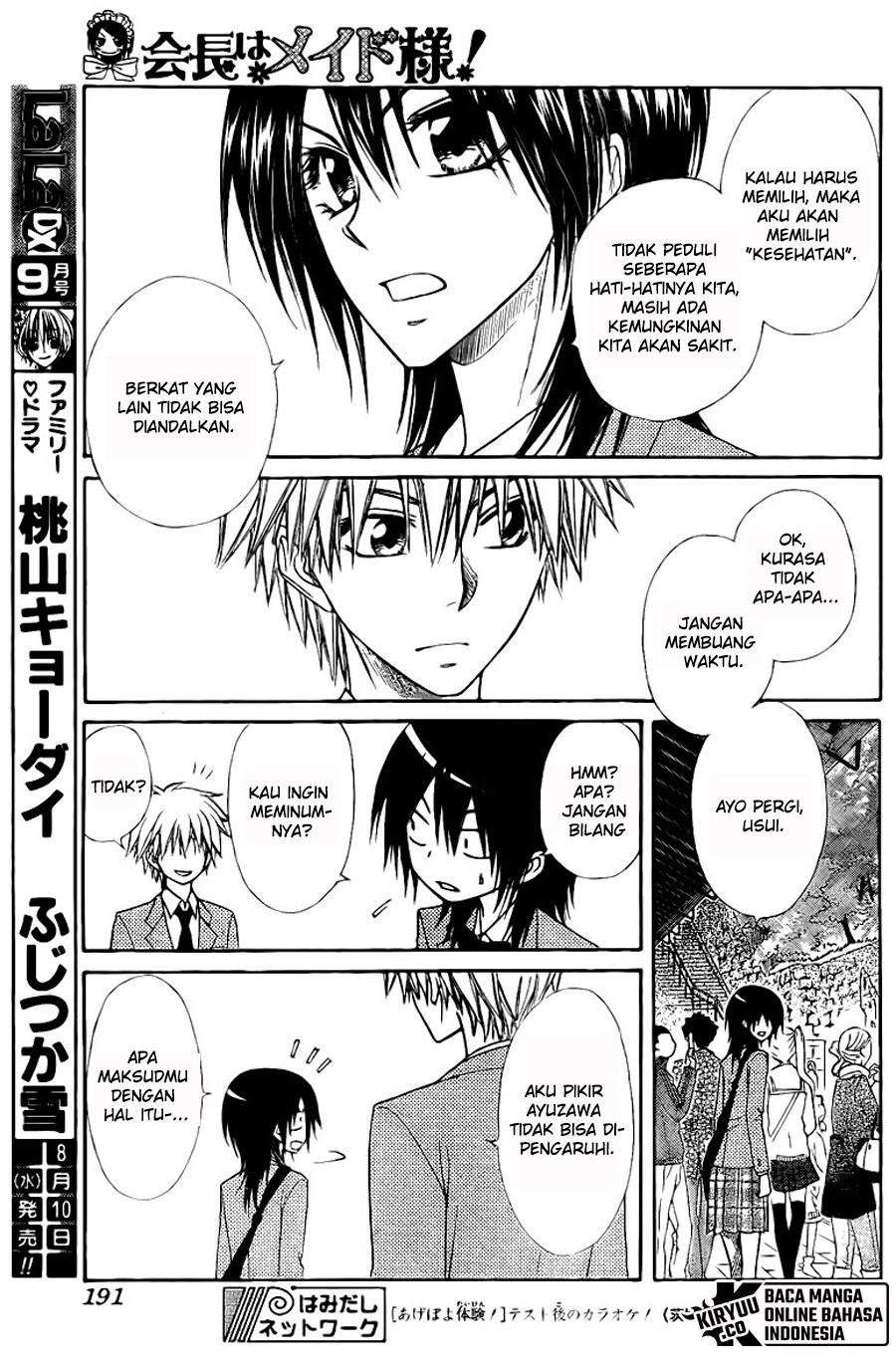 Kaichou wa Maid-sama! Chapter 62 Gambar 31
