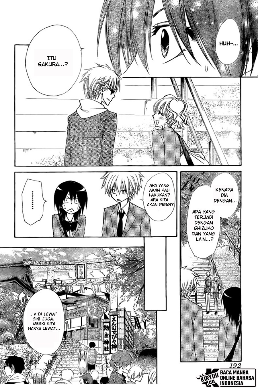 Kaichou wa Maid-sama! Chapter 62 Gambar 32