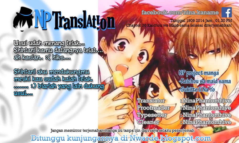 Kaichou wa Maid-sama! Chapter 39 Gambar 35