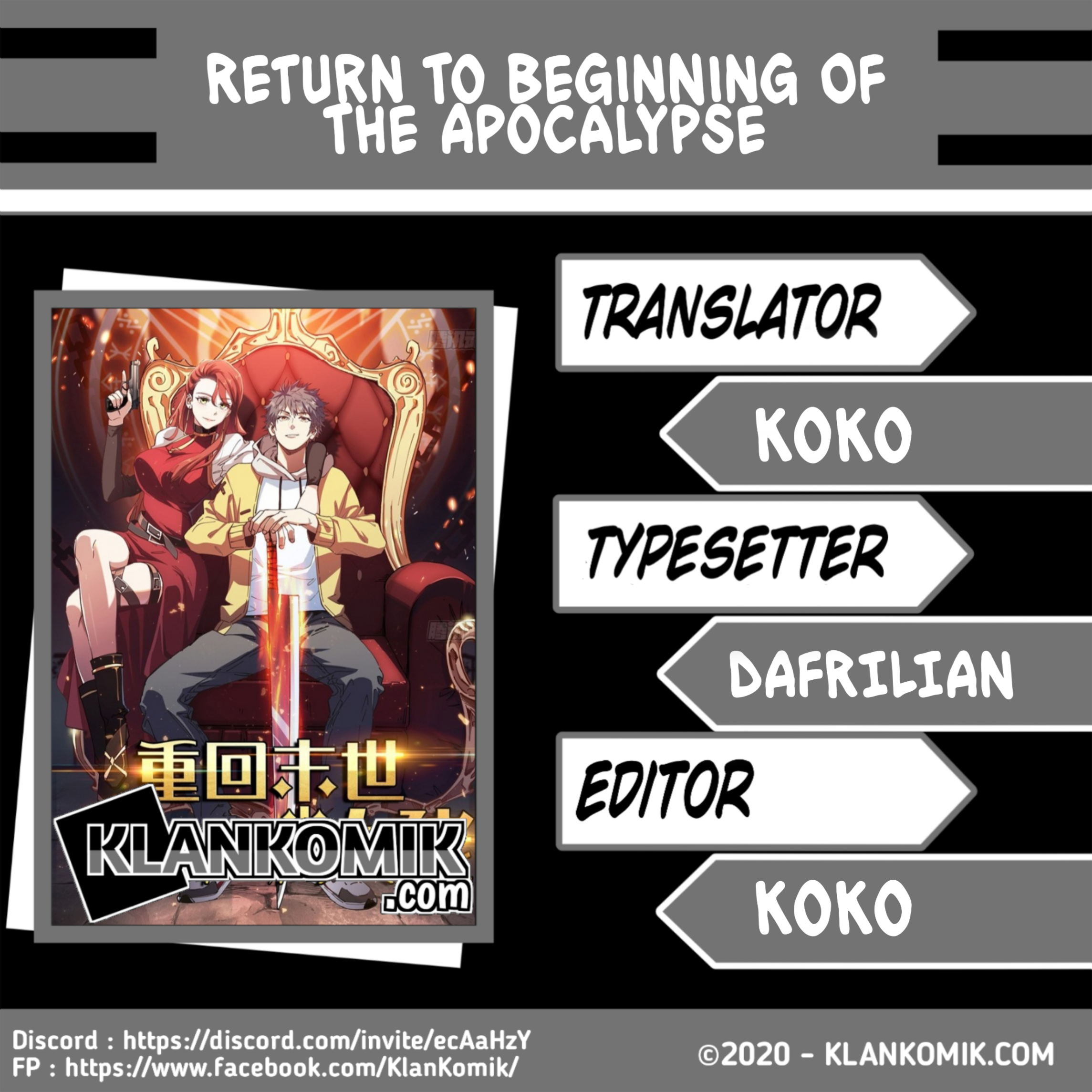 Return To Beginning Of The Apocalypse Chapter 38 1