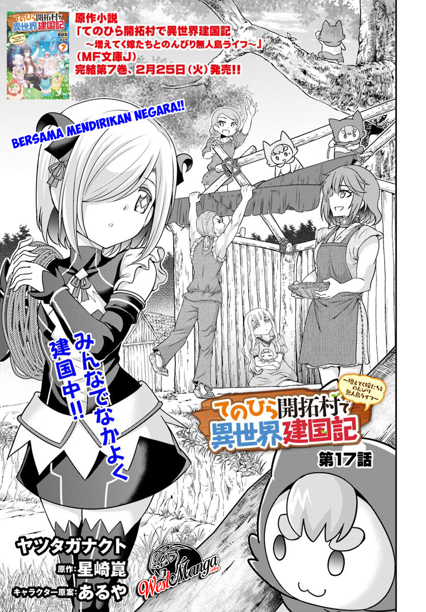 Baca Tenohira Kaitaku Mura de Isekai Kenkokuki: Fueteku Yome-tachi to Nonbiri Mujintou Life (fix) Chapter 17 Gambar 2