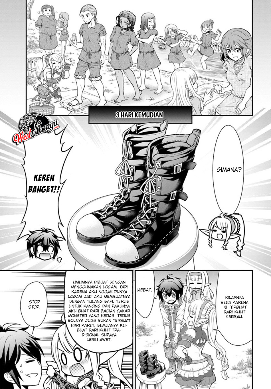 Tenohira Kaitaku Mura de Isekai Kenkokuki: Fueteku Yome-tachi to Nonbiri Mujintou Life (fix) Chapter 17 Gambar 26