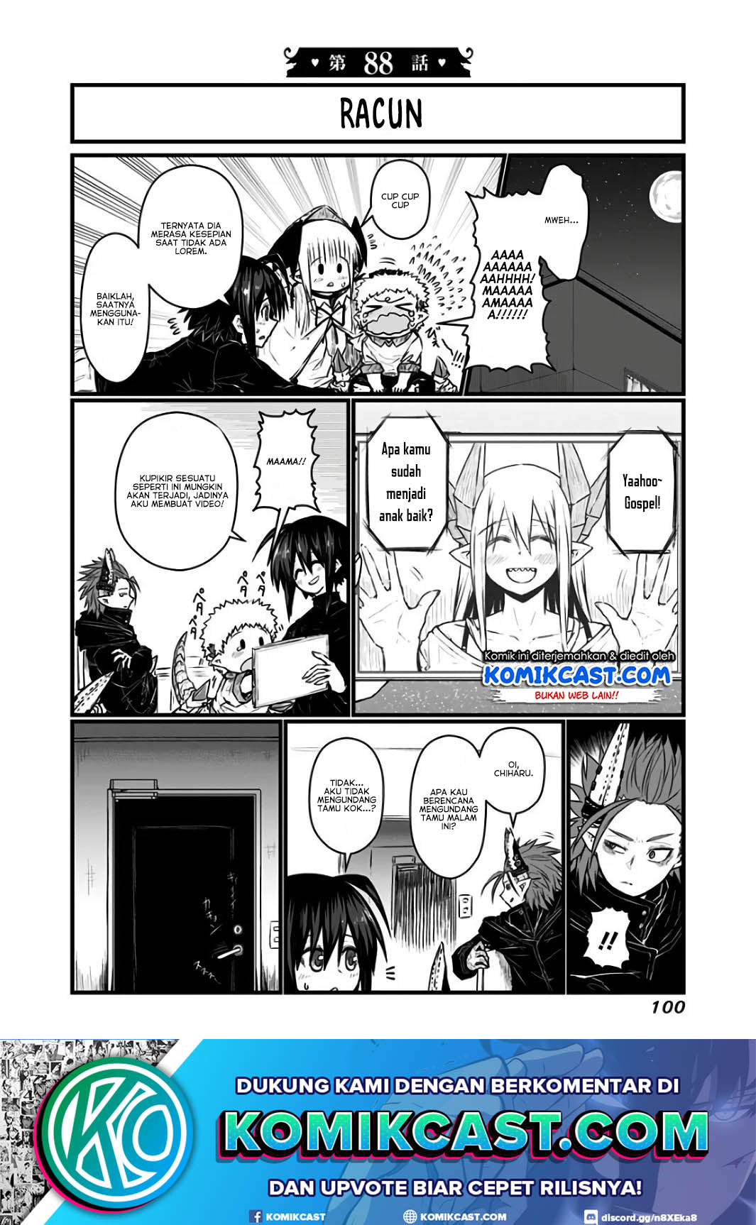 Baca Musuko ga Kawaikute Shikataganai Mazoku no Hahaoya Chapter 88 Gambar 2