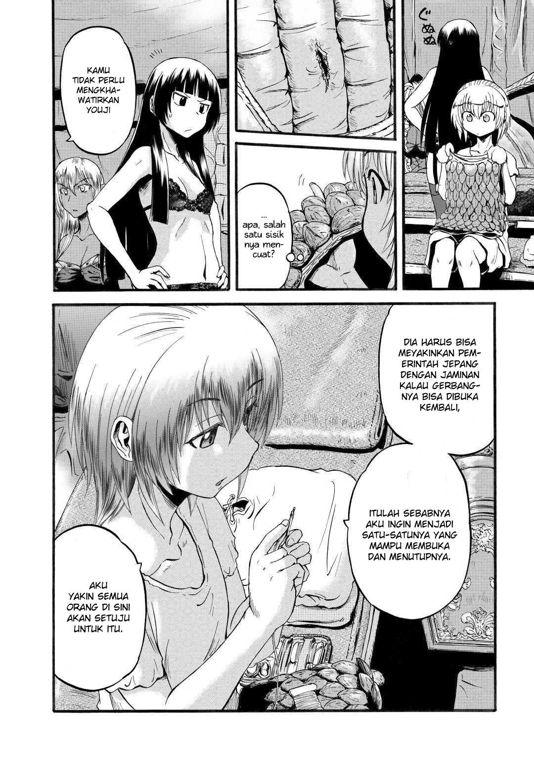 Gate – Jietai Kare no Chi nite Kaku Tatakeri Chapter 95 Gambar 32