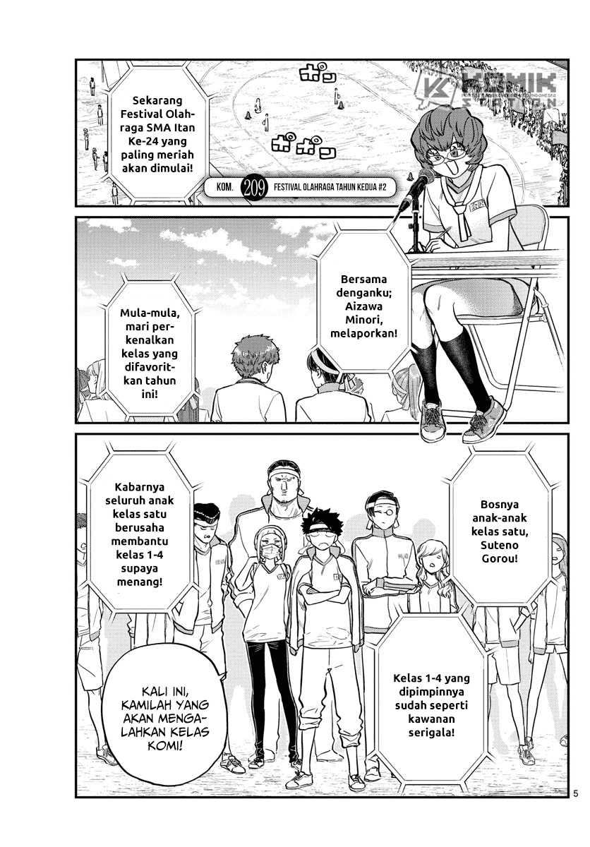 Baca Komi-san wa Komyushou Desu Chapter 209 Gambar 2