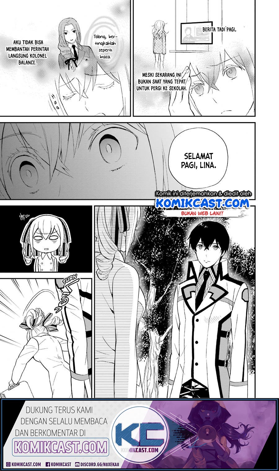 Mahouka Koukou no Rettousei – Raihousha-hen Chapter 17 Gambar 12