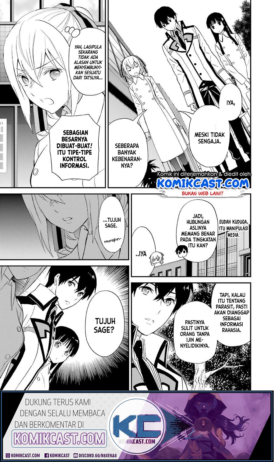 Mahouka Koukou no Rettousei – Raihousha-hen Chapter 17 Gambar 14
