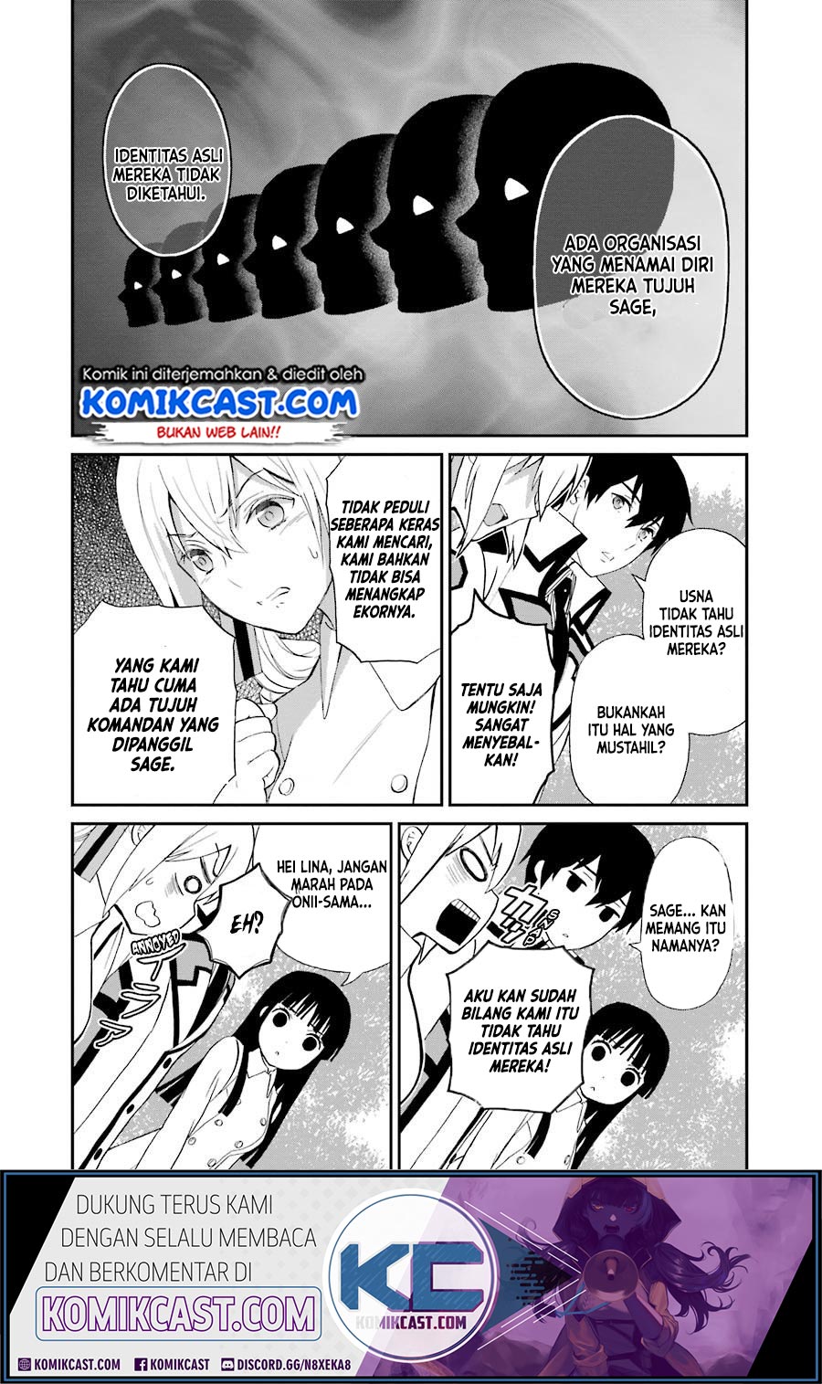 Mahouka Koukou no Rettousei – Raihousha-hen Chapter 17 Gambar 15