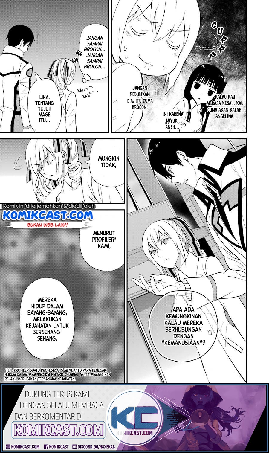 Mahouka Koukou no Rettousei – Raihousha-hen Chapter 17 Gambar 16