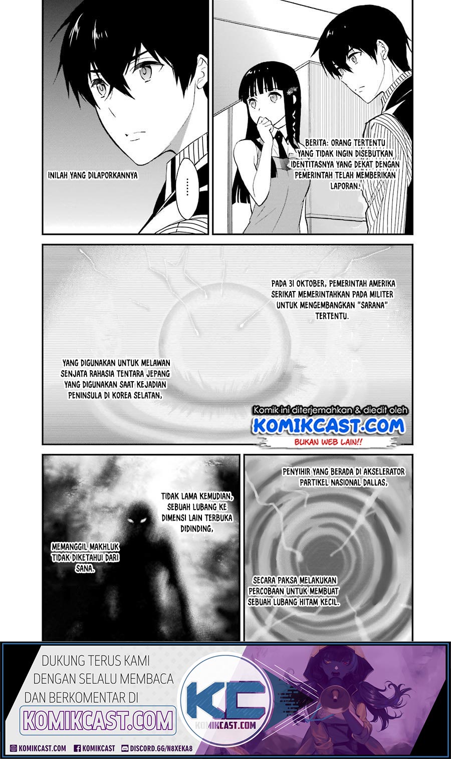 Mahouka Koukou no Rettousei – Raihousha-hen Chapter 17 Gambar 8