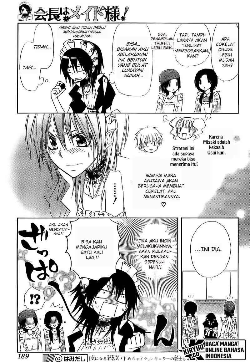 Kaichou wa Maid-sama! Chapter 63 Gambar 14