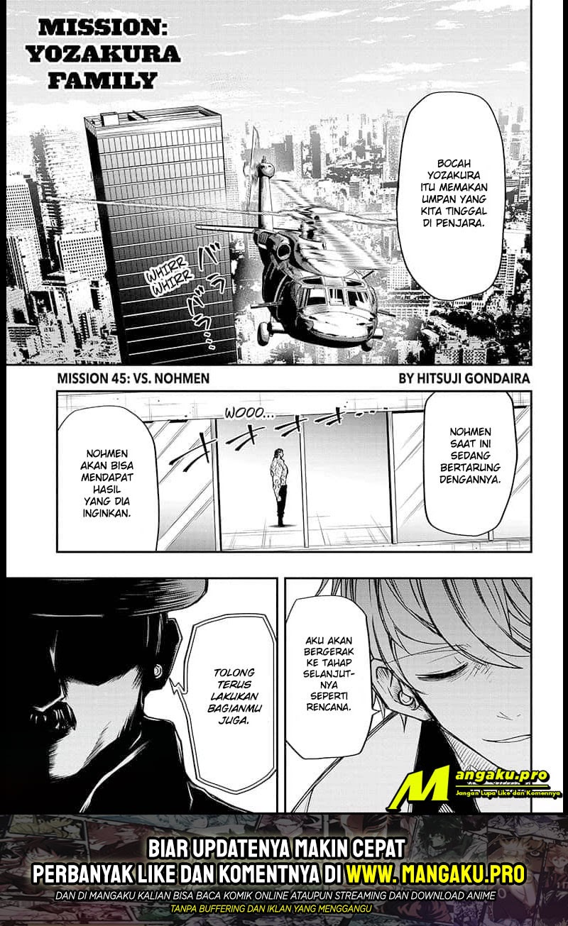 Baca Manga Mission: Yozakura Family Chapter 45 Gambar 2