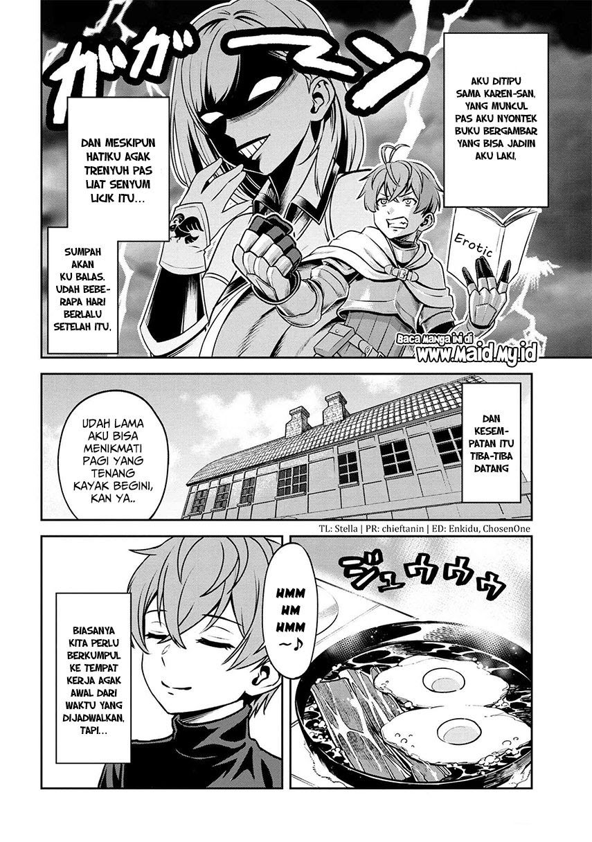 Toshiue elite onna kishi ga boku no mae de dake kawaii Chapter 04.2 Gambar 4