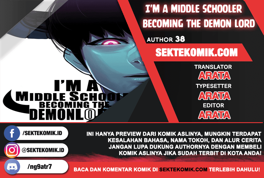 Baca Komik I’m A Middle Schooler Becoming The Demon Lord Chapter 01 Gambar 1