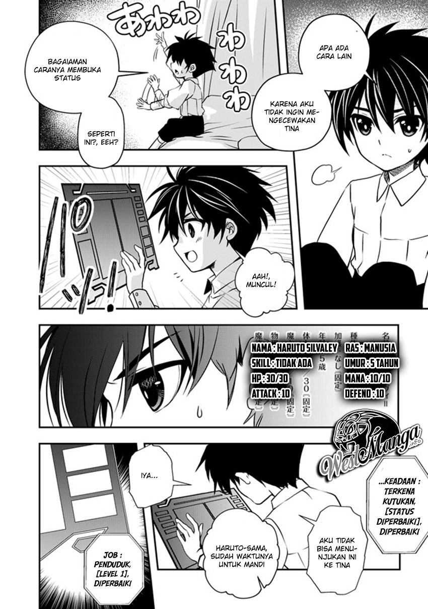 Level 1 No Saikyou Kenja: Noroi De Saikakyuu Mahou Shika Tsukaenai Kedo Kami No Kanchigai De Mugen Chapter 02 Gambar 10