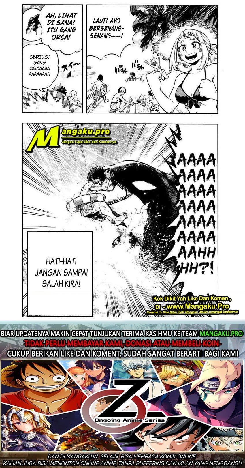 Boku no Hero Academia Chapter 280 Gambar 19