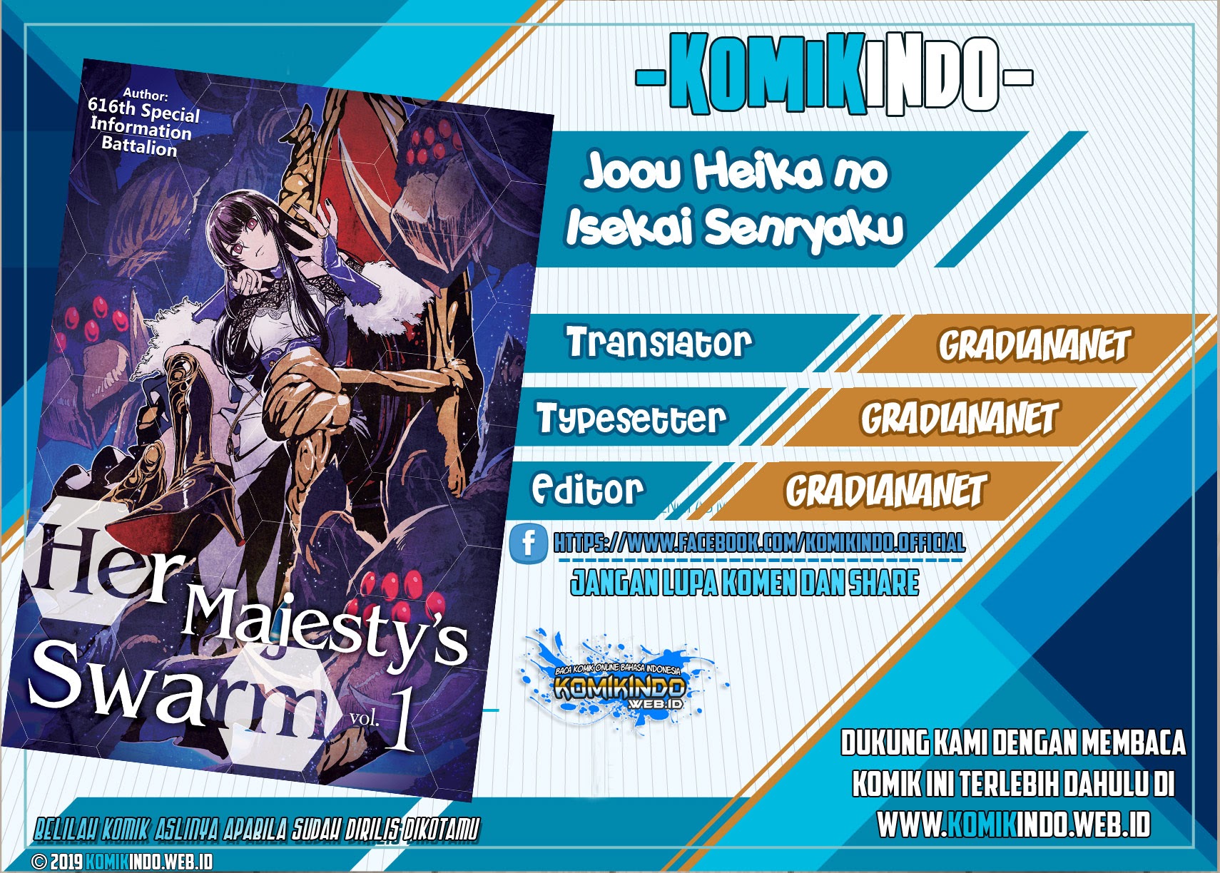 Baca Komik Joou Heika no Isekai Senryaku Chapter 01 Gambar 1