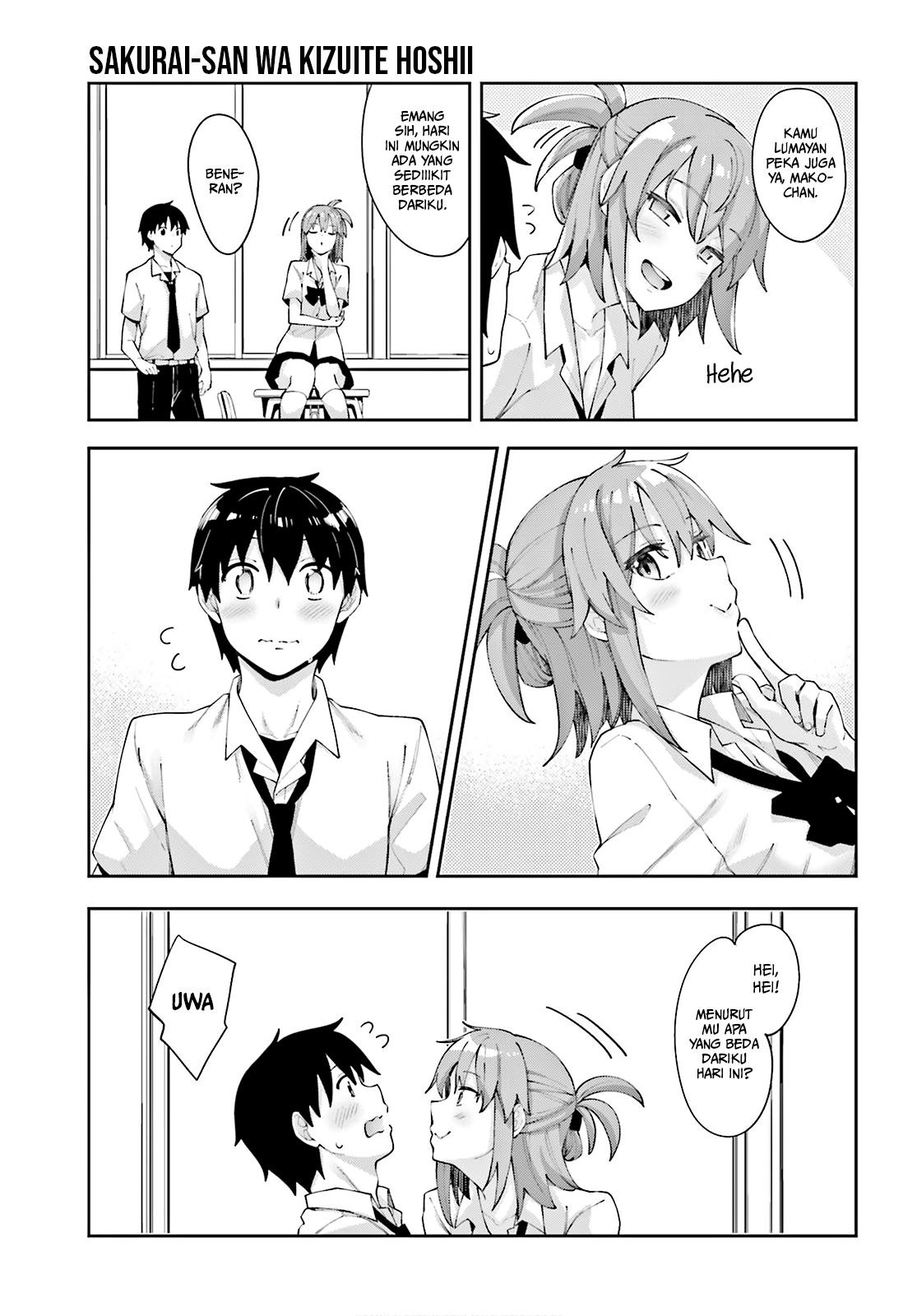 Sakurai-san Wants To Be Noticed Chapter 08 Gambar 12
