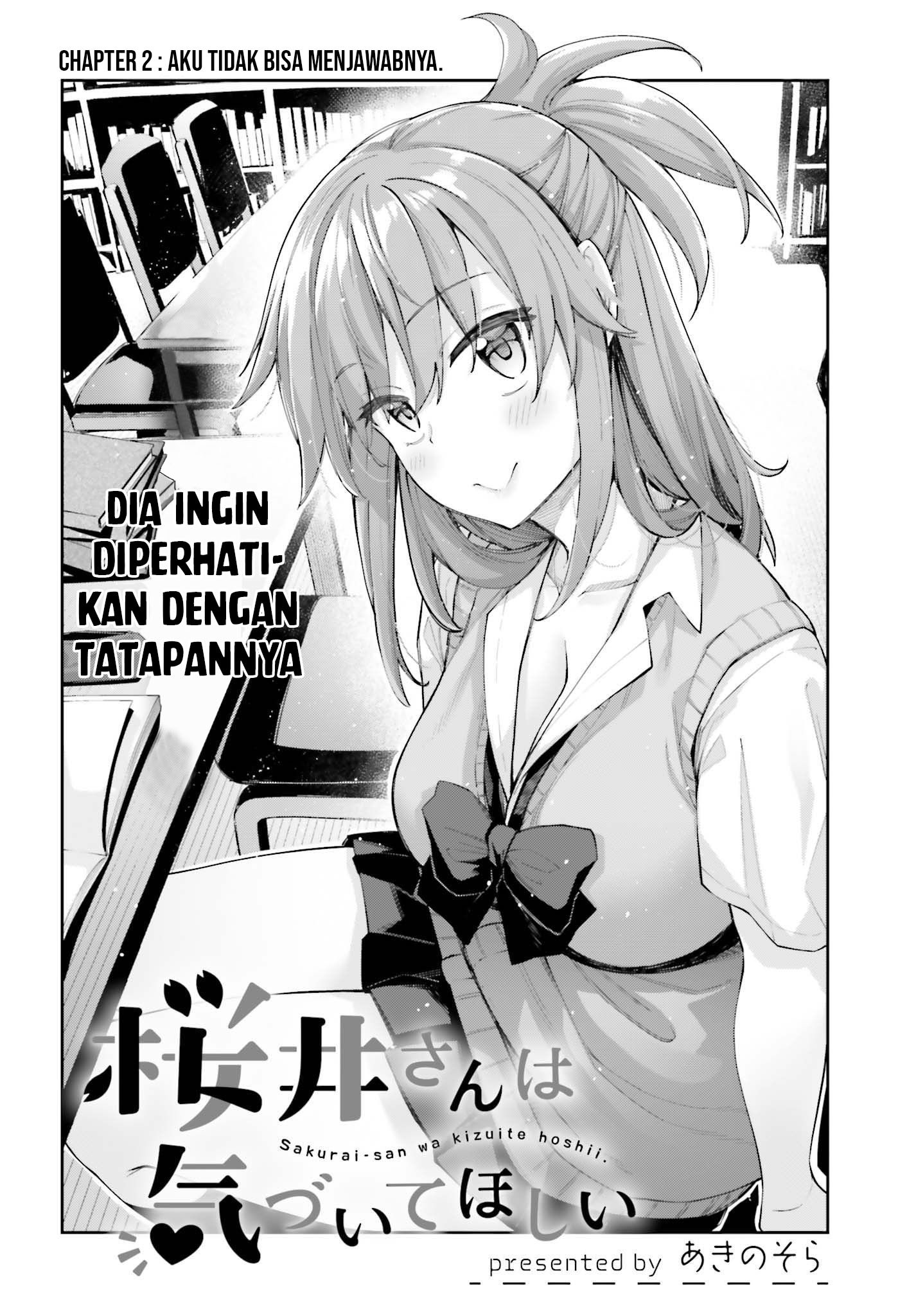 Baca  Sakurai-san Wants To Be Noticed Chapter 02 Gambar 2