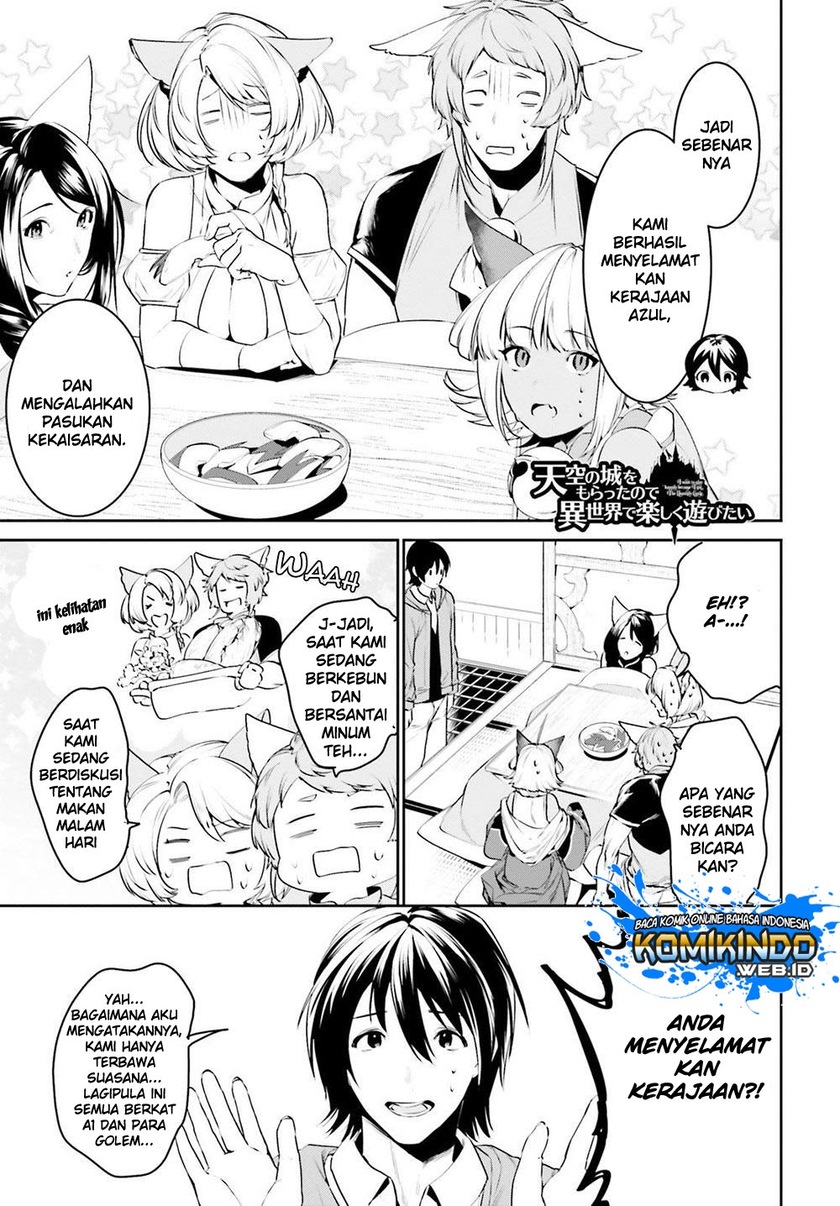 Baca  Tenkuu no Shiro o Moratta no de Isekai de Tanoshiku Asobitai Chapter 10 Gambar 2