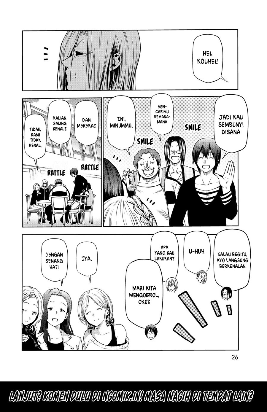 Grand Blue Chapter 62.5 Gambar 23