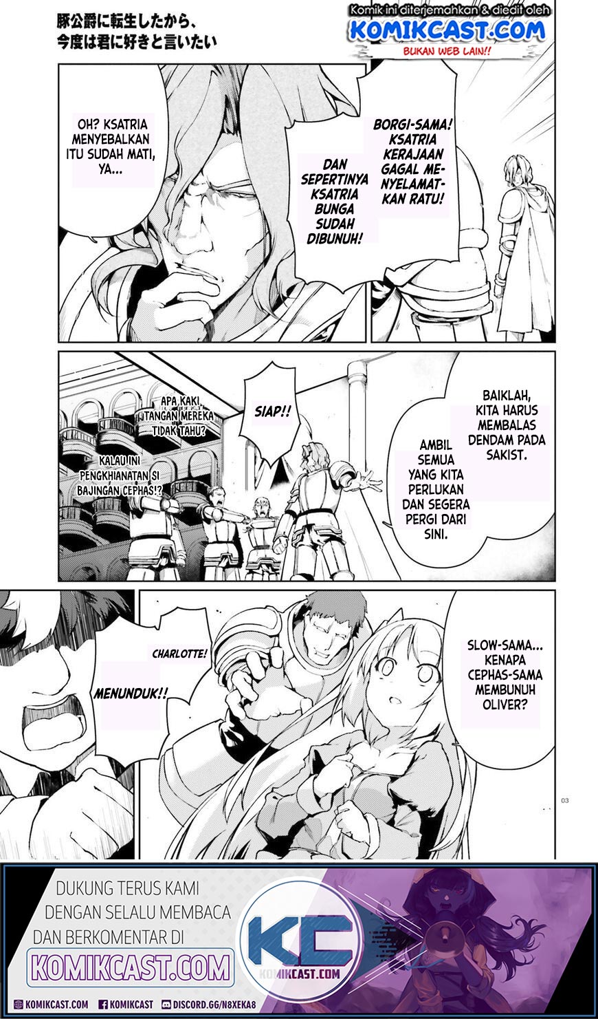 Buta Koushaku ni Tensei Shitakara, Kondo wa Kimi ni Suki to Iitai Chapter 21 Gambar 4