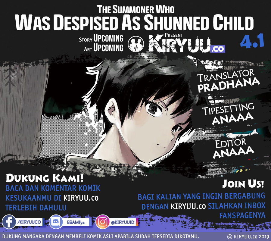 Baca Komik The Summoner Who Was Despised as “Shunned Child” Chapter 04.1 Gambar 1