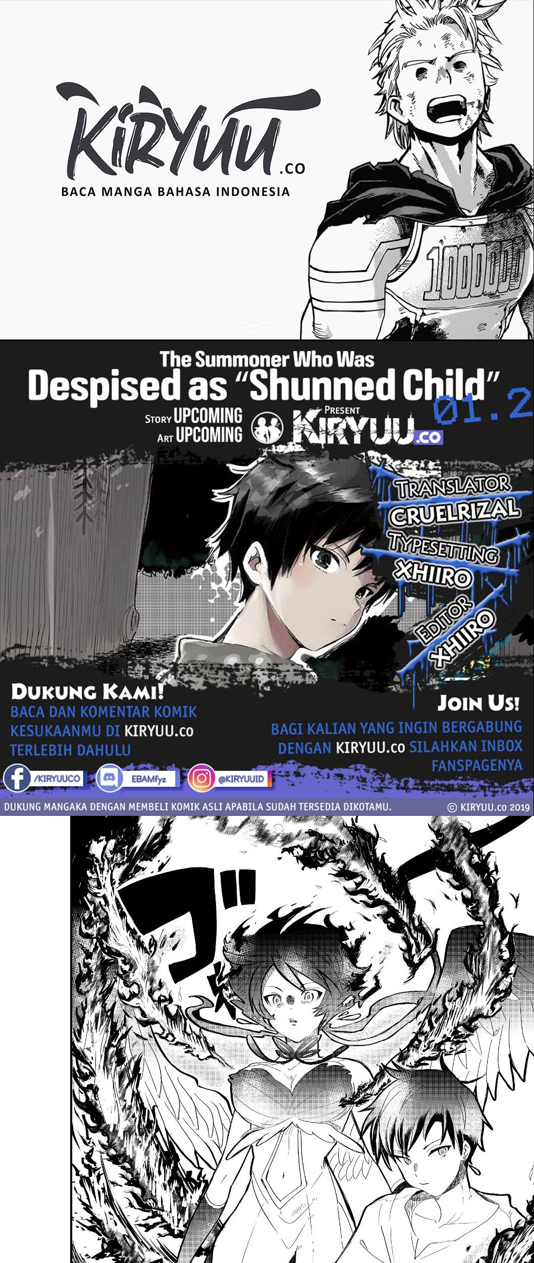 Baca Komik The Summoner Who Was Despised as “Shunned Child” Chapter 01.2 Gambar 1