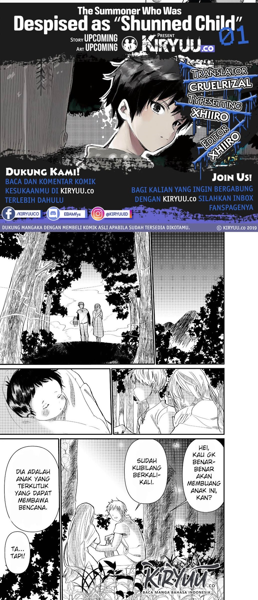 Baca Komik The Summoner Who Was Despised as “Shunned Child” Chapter 01.1 Gambar 1