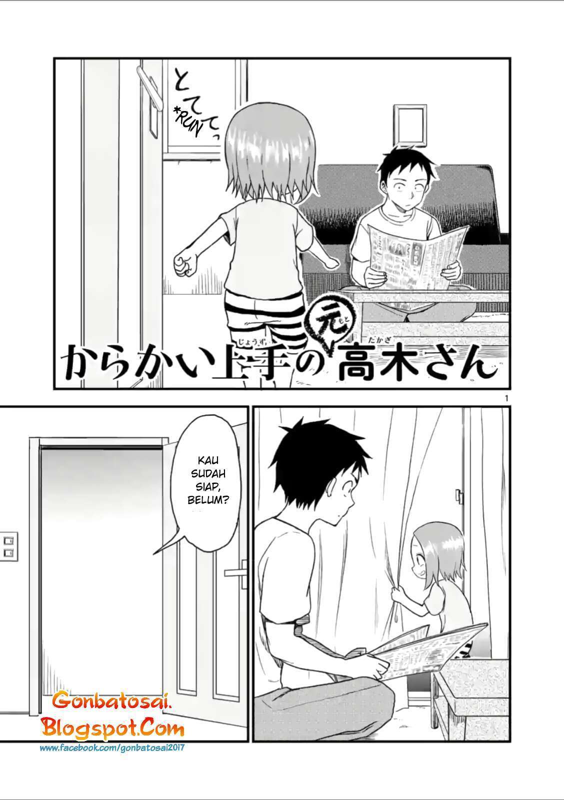 Baca Karakai Jouzu no (Moto) Takagi-san Chapter 41 Gambar 2