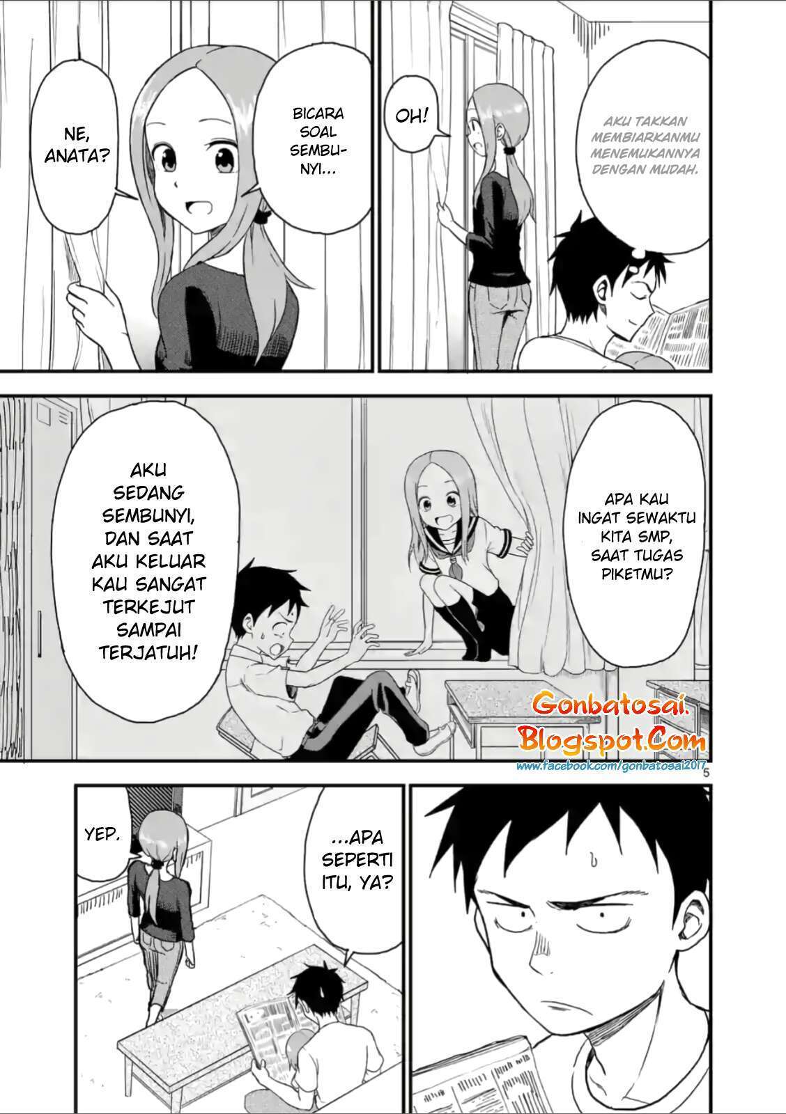 Karakai Jouzu no (Moto) Takagi-san Chapter 41 Gambar 7