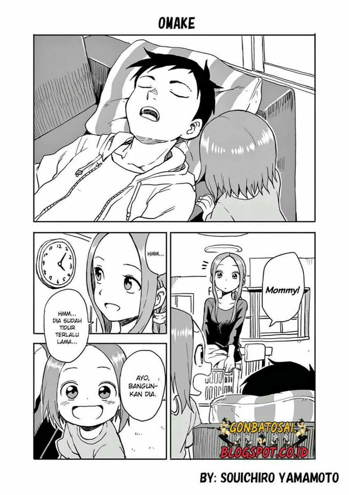 Karakai Jouzu no (Moto) Takagi-san Chapter 15.5 Gambar 3