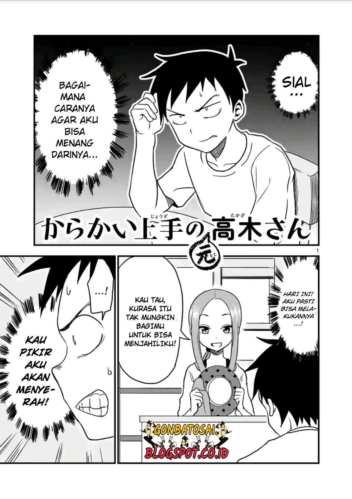 Baca  Karakai Jouzu no (Moto) Takagi-san Chapter 14 Gambar 2
