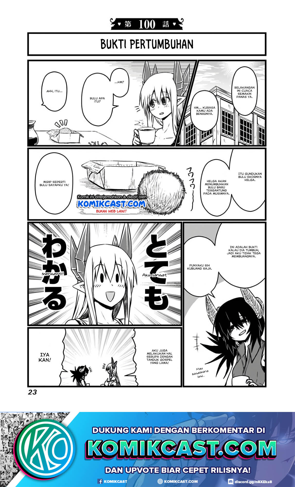 Baca Musuko ga Kawaikute Shikataganai Mazoku no Hahaoya Chapter 100 Gambar 2