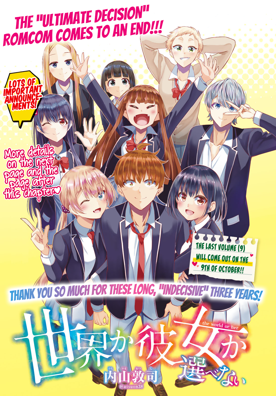 Baca  Sekai ka Kanojo ka Erabenai Chapter 40 Gambar 2