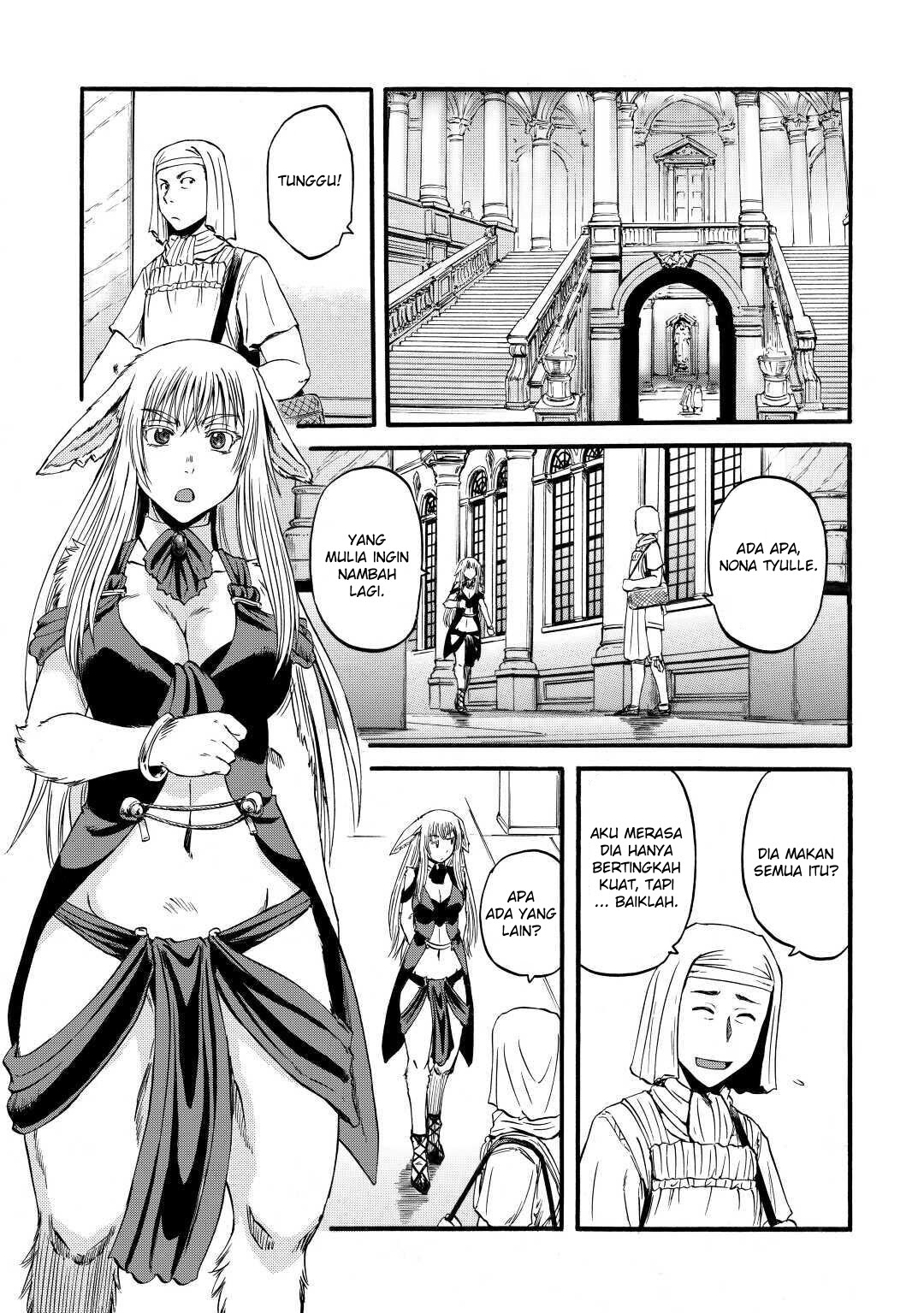 Gate – Jietai Kare no Chi nite Kaku Tatakeri Chapter 96 Gambar 29