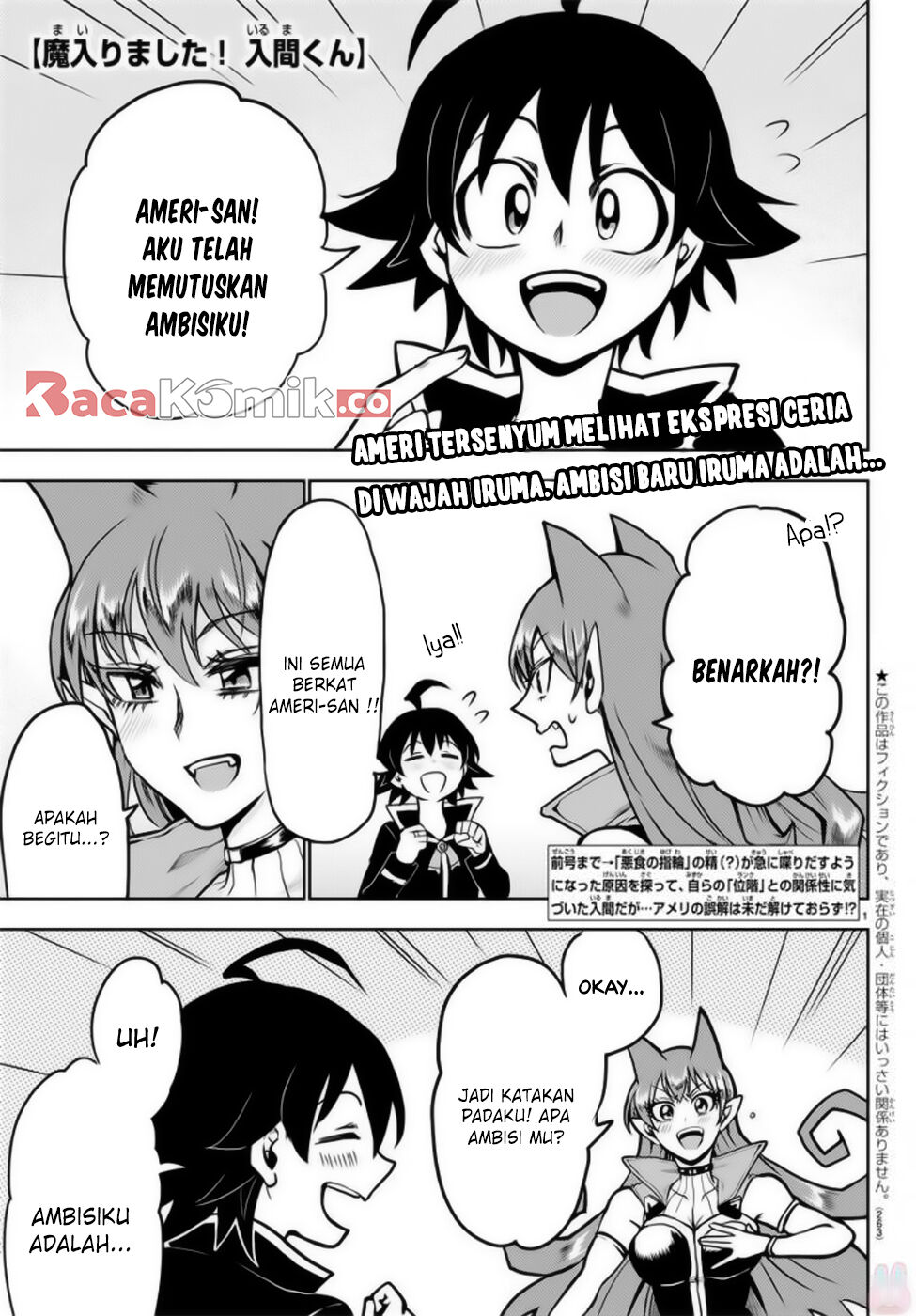 Baca Manga Mairimashita! Iruma-kun Chapter 46 Gambar 2