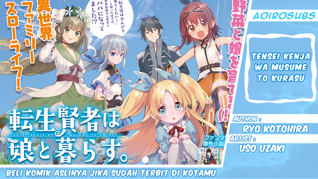 Baca Komik Tensei Kenja wa Musume to Kurasu Chapter 02.4 Gambar 1