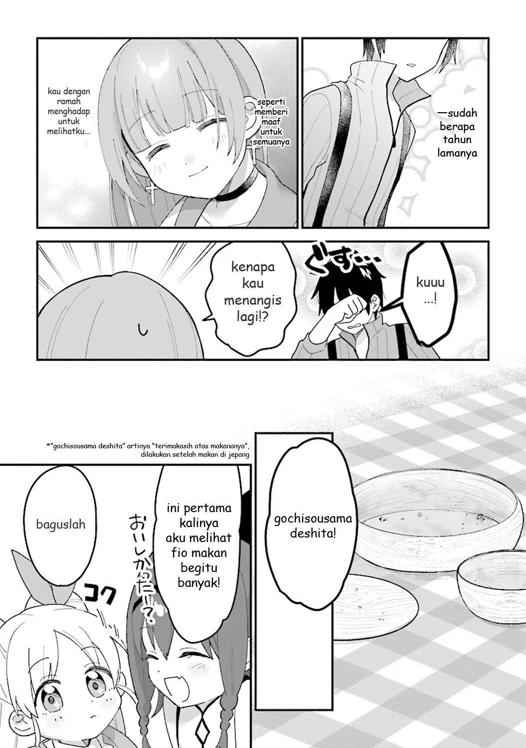 Tensei Kenja wa Musume to Kurasu Chapter 02.4 Gambar 3