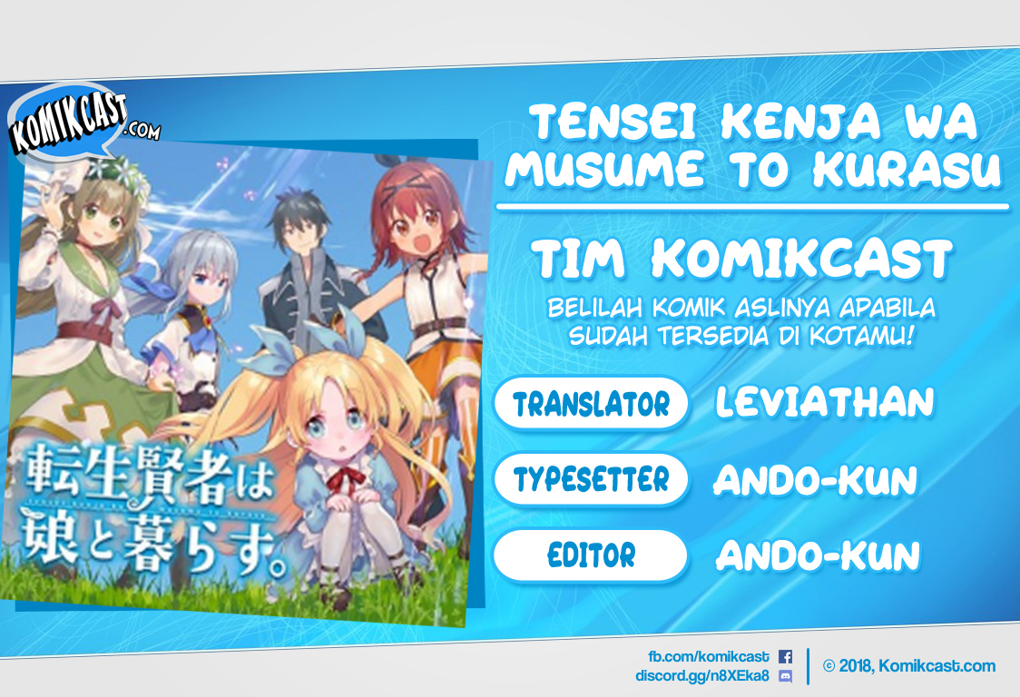 Baca Komik Tensei Kenja wa Musume to Kurasu Chapter 02.3 Gambar 1