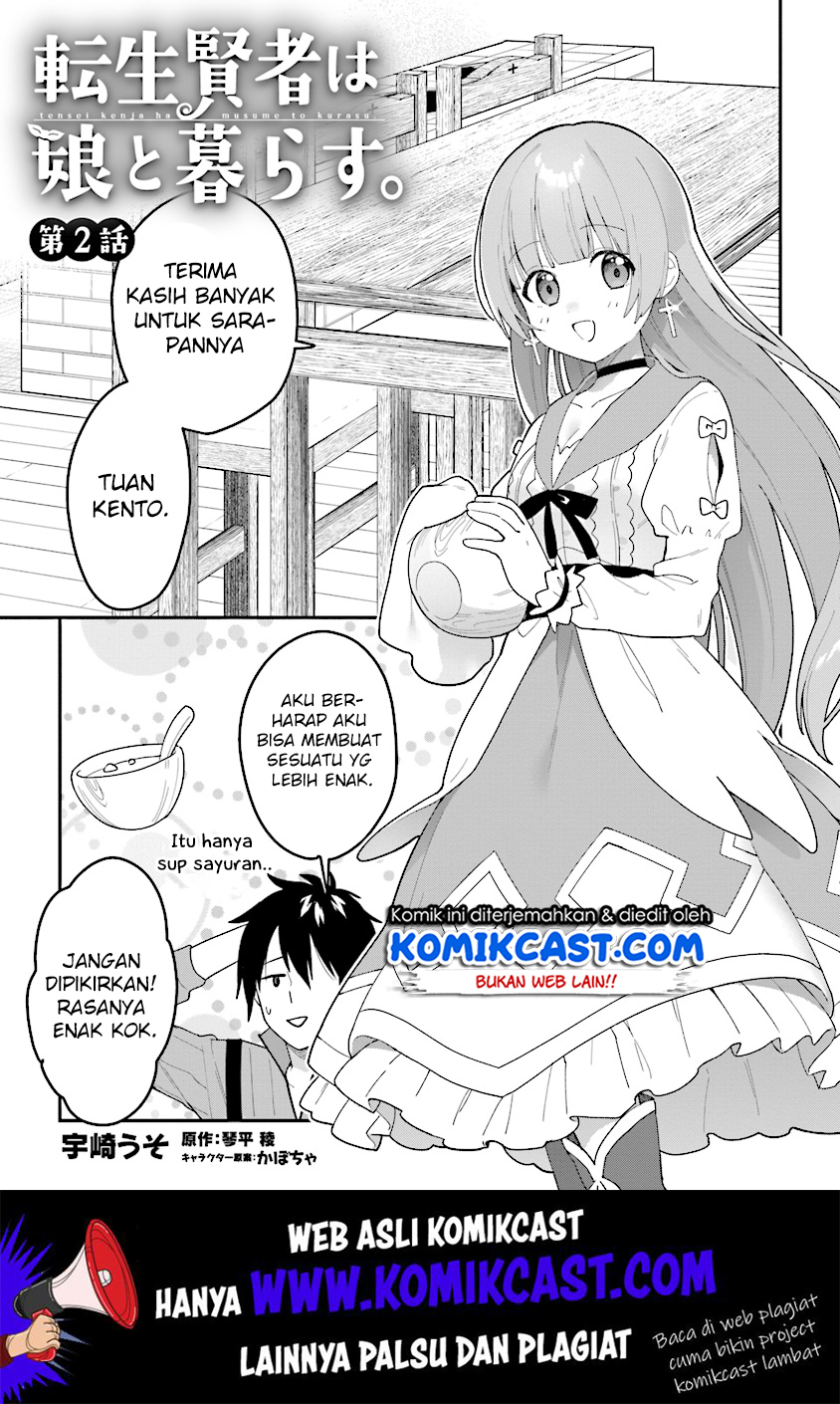 Chapter 2.1 (Indonesian) - Tensei Kenja wa Musume to Kurasu